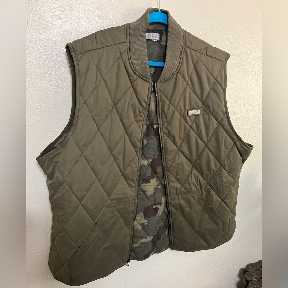Ocean coast green Olive vest